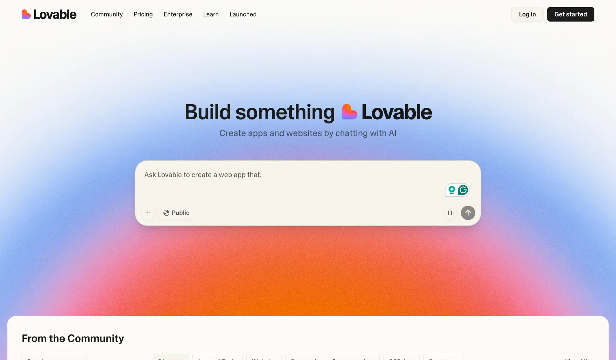 Lovable Interface